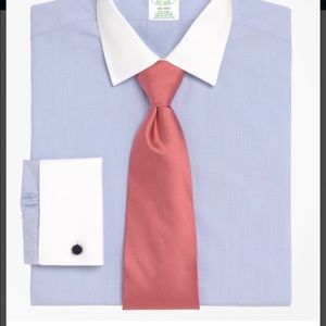 Brooks Brothers blue dress shirt w/ white collar